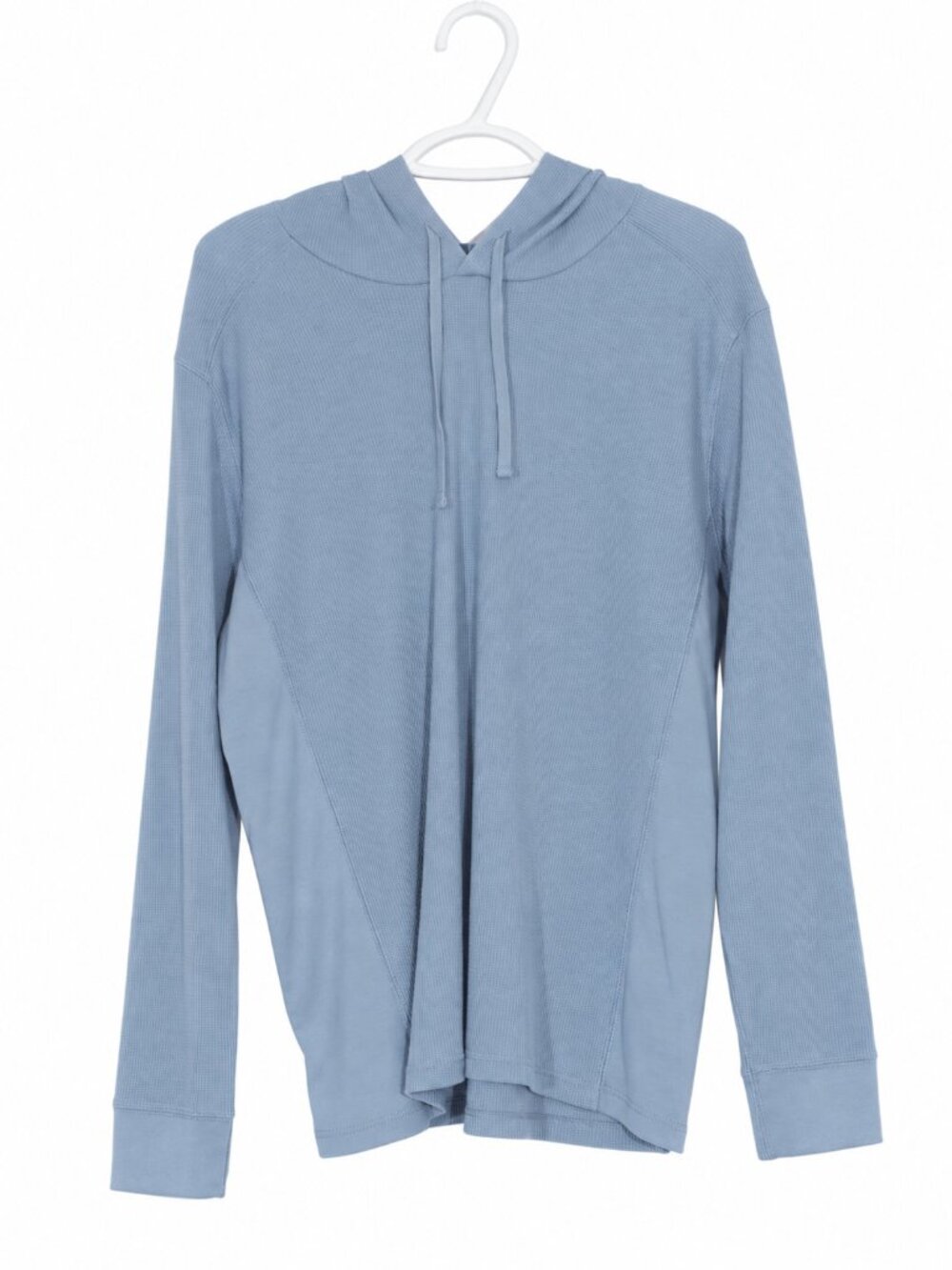 VINCE Luxury Casual Minimalist Layering Waffle Knit Hoodie Sweatshirt Size L